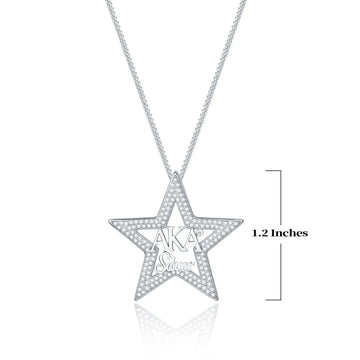 AKA Silver Star Statement Pendant (Chain Sold Separately)
