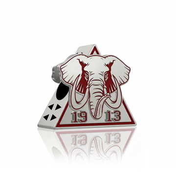 Elephant Sterling Silver Charm - Delta Sigma Theta (Fits Pandora)