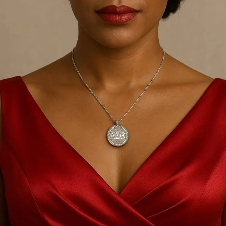 DST Signature Medallion Sterling Silver Pendant (Chain Sold Separately)