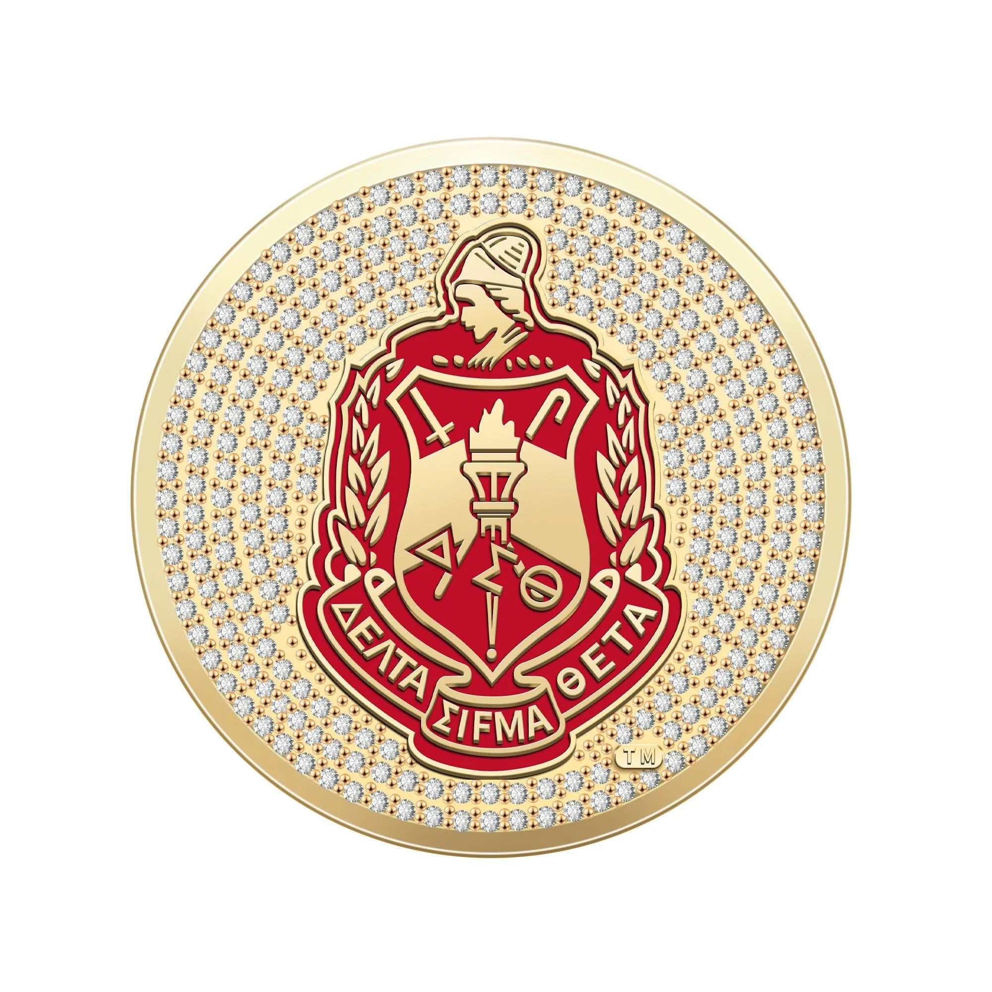 DST Crest Brooch