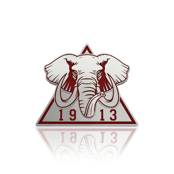 Elephant Sterling Silver Charm - Delta Sigma Theta (Fits Pandora)