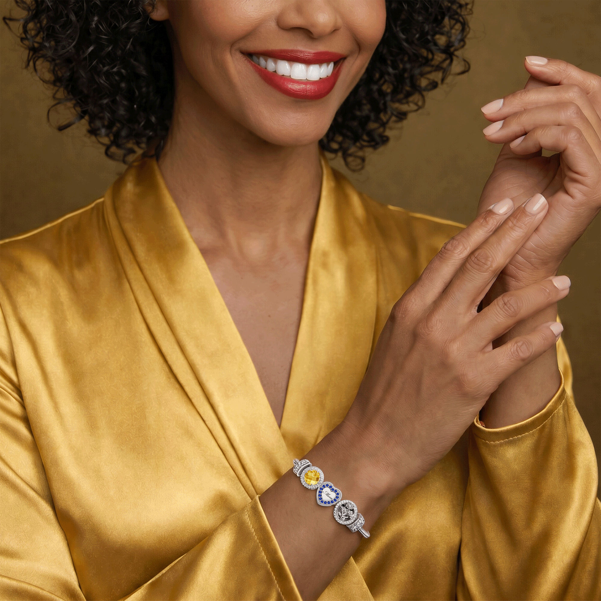SGRHO Mom Charm Bracelet