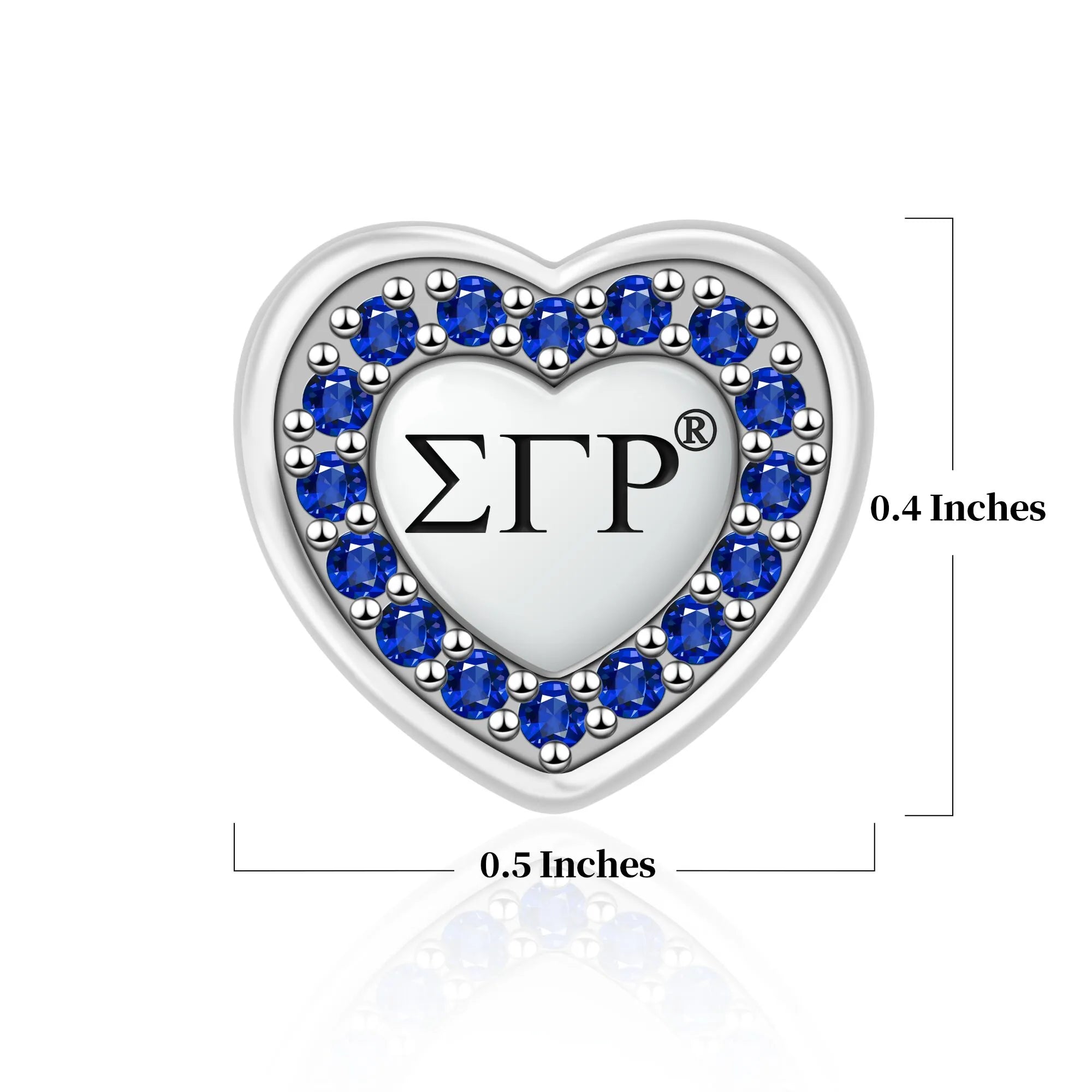 SGRHO Wife Sterling Silver Charm (Fits Pandora)