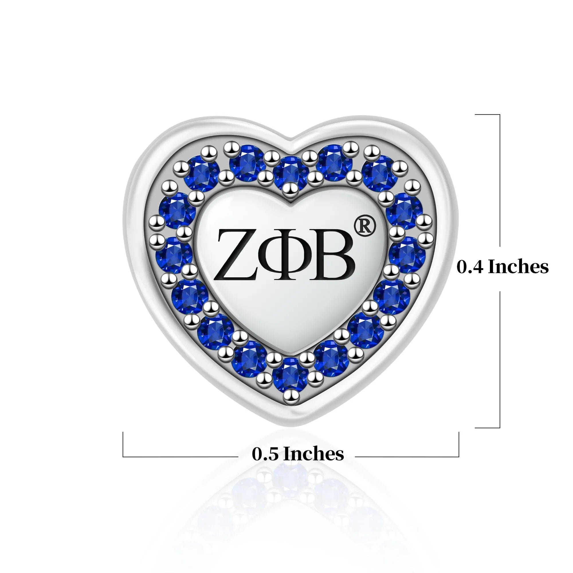ZPHIB Mom Sterling Silver Charm (Fits Pandora)