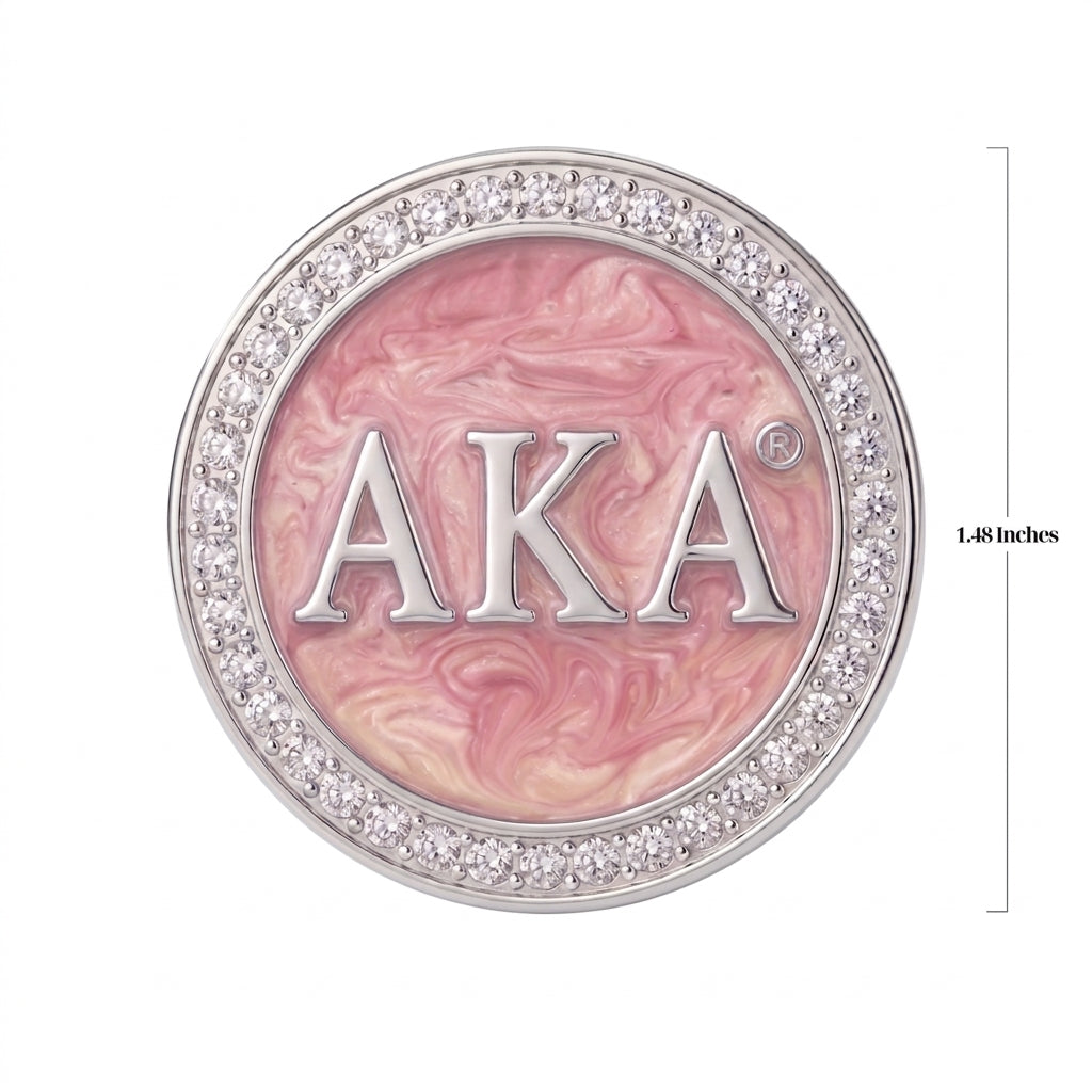 AKA Pink Brooch