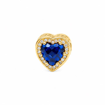 Gold I heart Blue