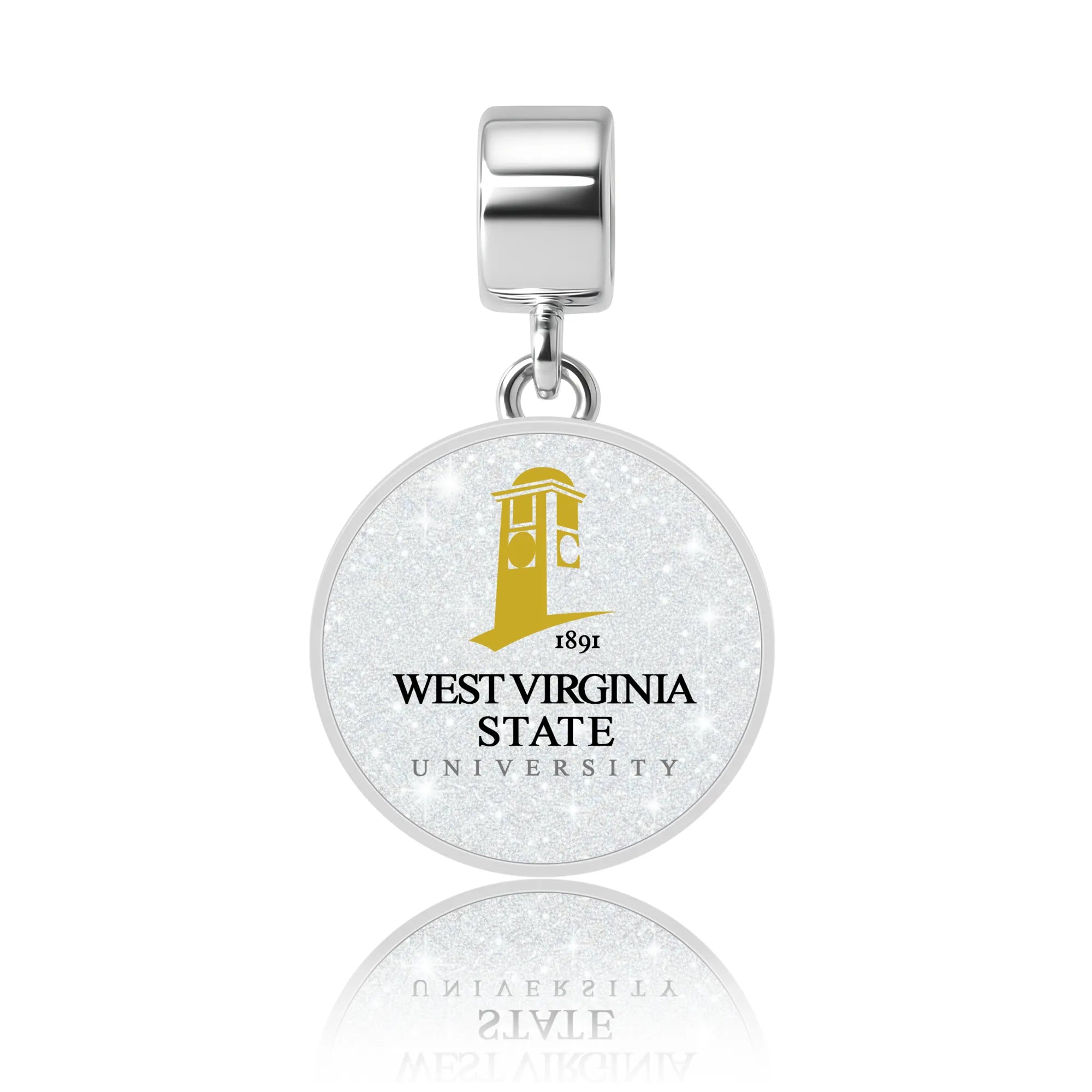 West Virginia State University Charm - Gratia Pearl