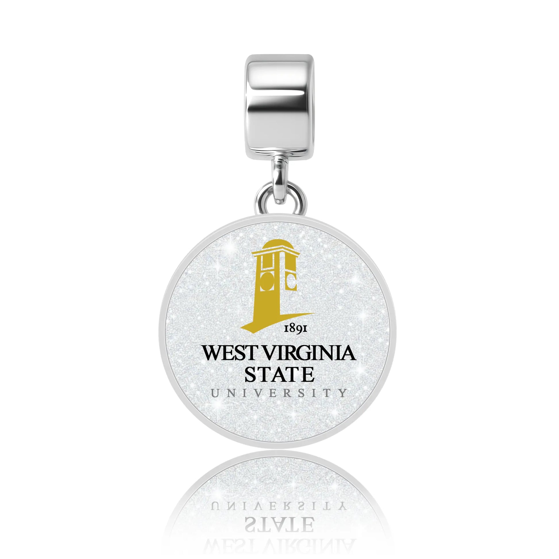 West Virginia State University Charm - Gratia Pearl