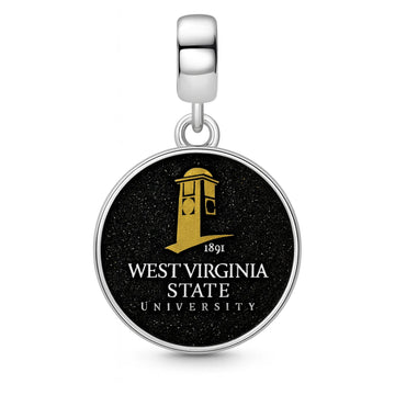 West Virginia State University Charm - Gratia Pearl
