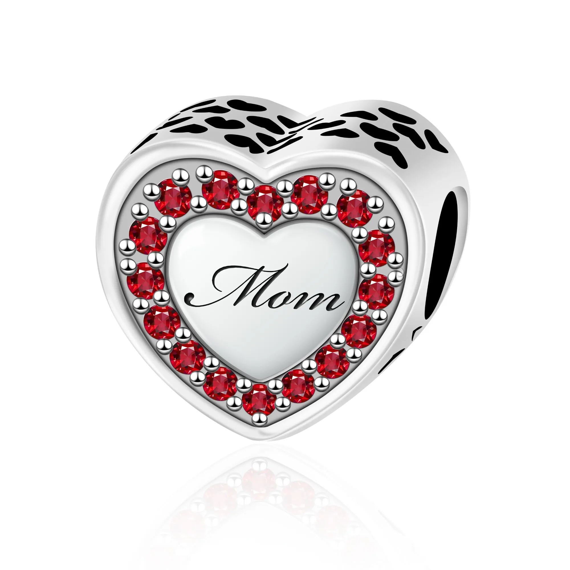 ΔΣΘ Mom Sterling Silver Charm (Fits Pandora) - Delta Sigma Theta