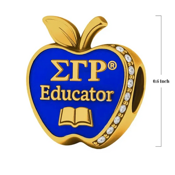 SGRHO Educator Charm (Fits Pandora)