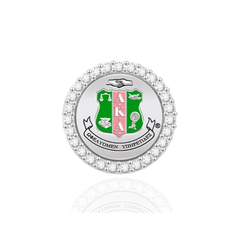 AKA Shield Sterling Silver Charm (Fits Pandora)