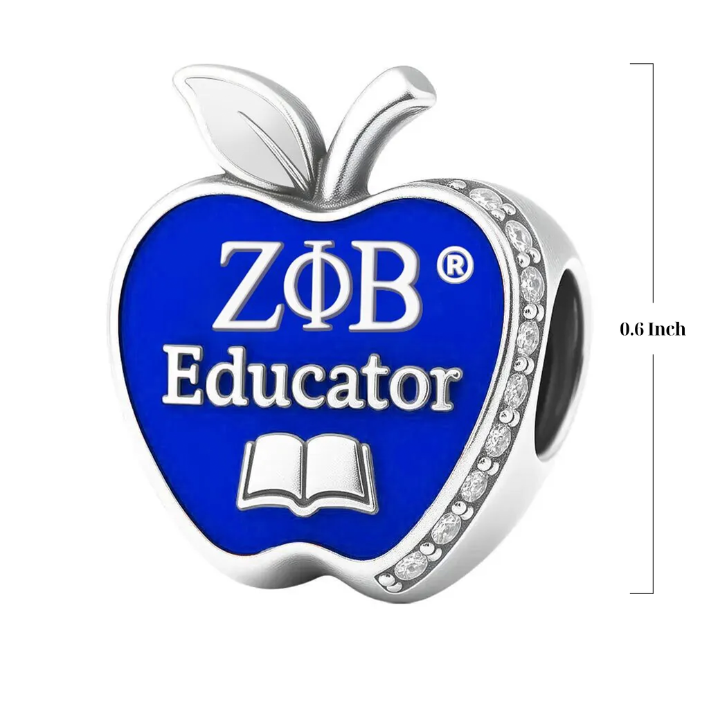 ZPHIB Educator Sterling Silver Charm (Fits Pandora)