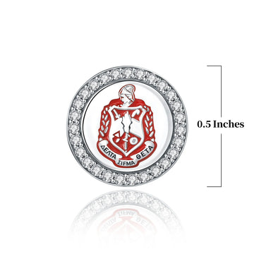 ΔΣΘ Crest Sterling Silver Charm (Fits Pandora) - Delta Sigma Theta