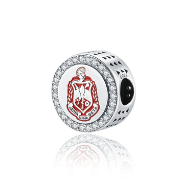 ΔΣΘ Crest Sterling Silver Charm (Fits Pandora) - Delta Sigma Theta