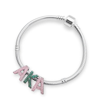 Pink Green Pink AKA | Alpha Kappa Alpha Charm