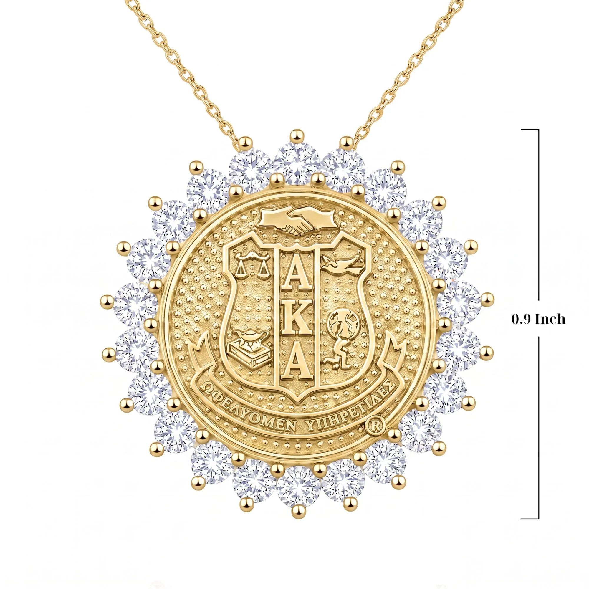 Sunburst AKA Shield Pendant Gold Vermeil (Chain Sold Separately)