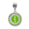 AKA Green Round Charm - Gratia Pearl