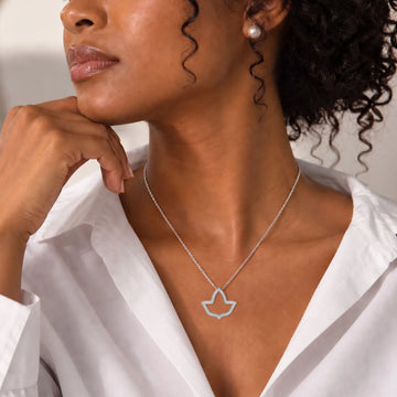 AKA Ivy Halo Sterling Silver Pendant (Chain Sold Separately)