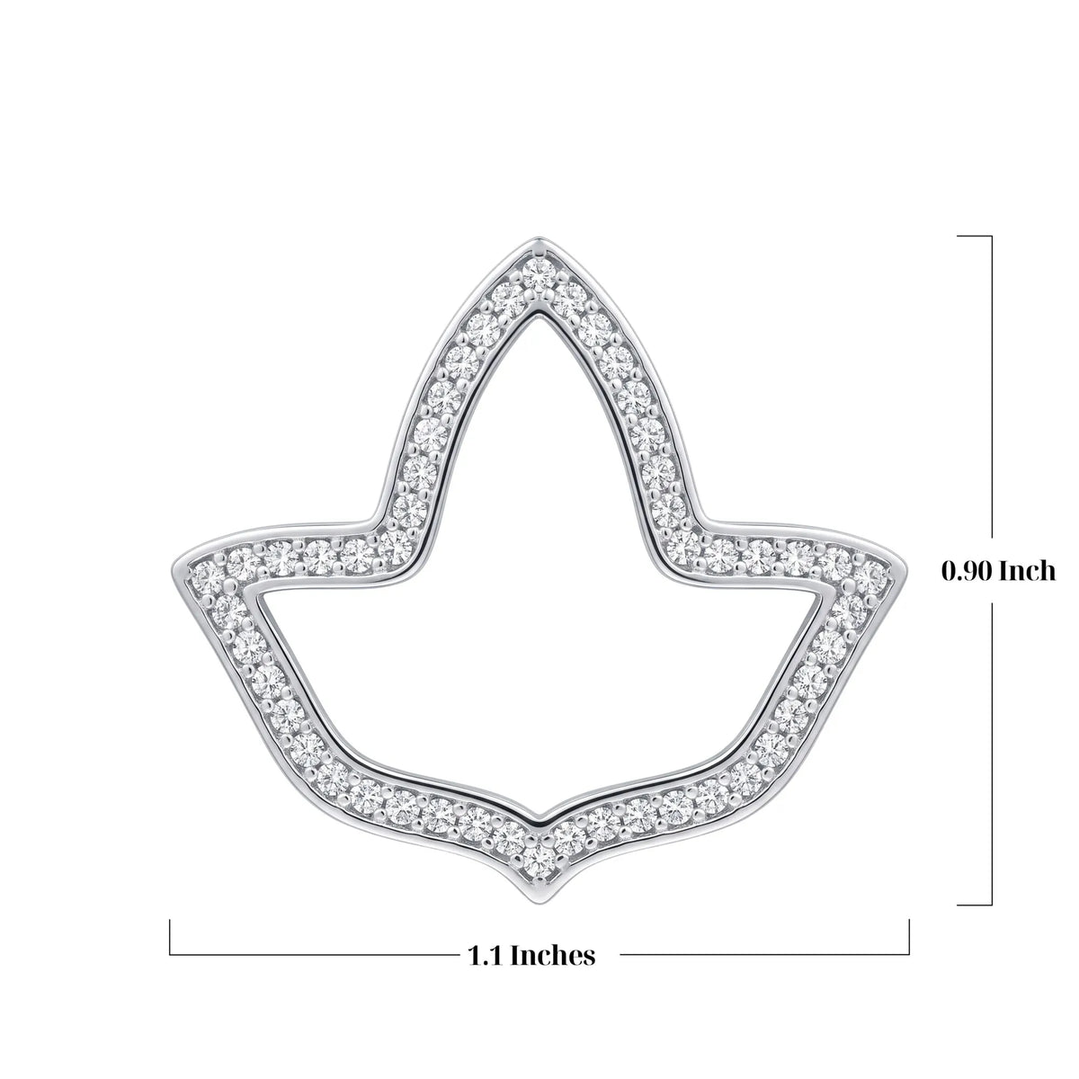 AKA Ivy Halo Sterling Silver Pendant (Chain Sold Separately)