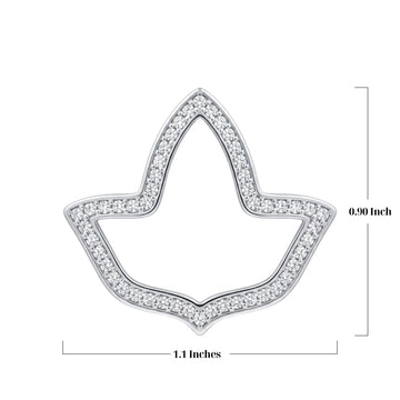 AKA Ivy Halo Sterling Silver Pendant (Chain Sold Separately)