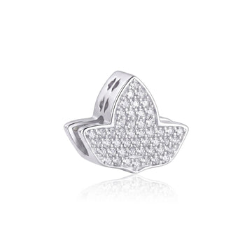 AKA Ivy Pavé Charm Sterling Silver (Fits Pandora)