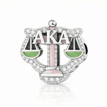 AKA Justice Scale Sterling Silver Charm For Law Professionals (Fits Pandora)