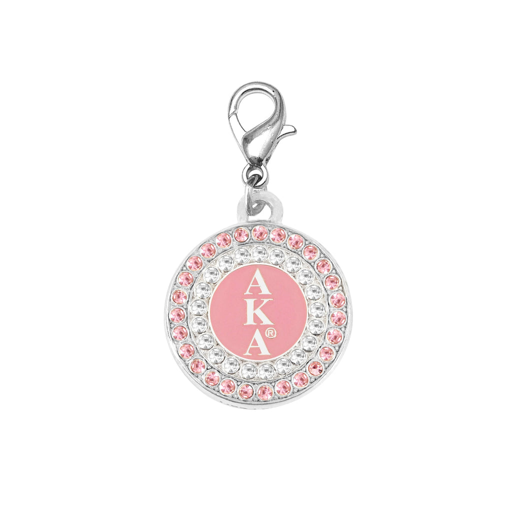 AKA Pink Round Charm - Gratia Pearl