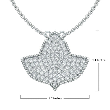 AKA Radiant Ivy Pavé Silver Necklace