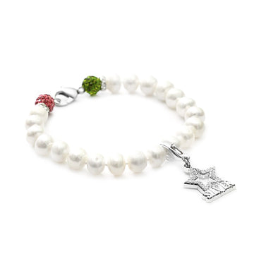 AKA Silver Star 20 Pearl Bracelet - Gratia Pearl