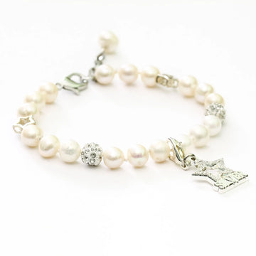 AKA Silver Star Pearl Bracelet - Gratia Pearl