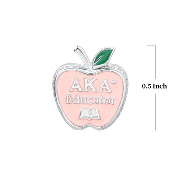 AKA Educator Sterling Silver Charm (Fits Pandora)