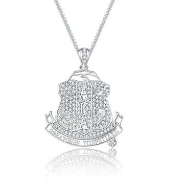AKA Shield Sterling Silver Pendant (Chain Sold Separately)