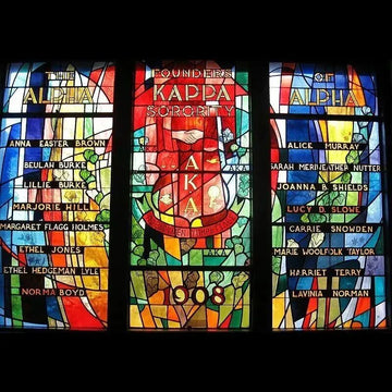 AKA Stained Glass Necklace