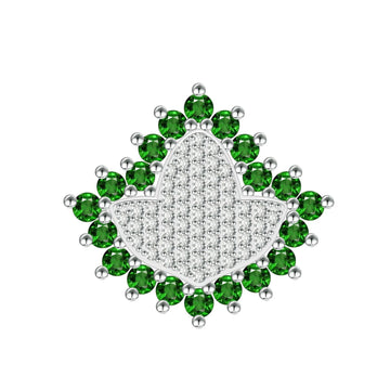 AKA Sterling Silver Ivy Ring in Green - Gratia Pearl