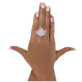 AKA Sterling Silver Ivy Ring in Pink - Gratia Pearl