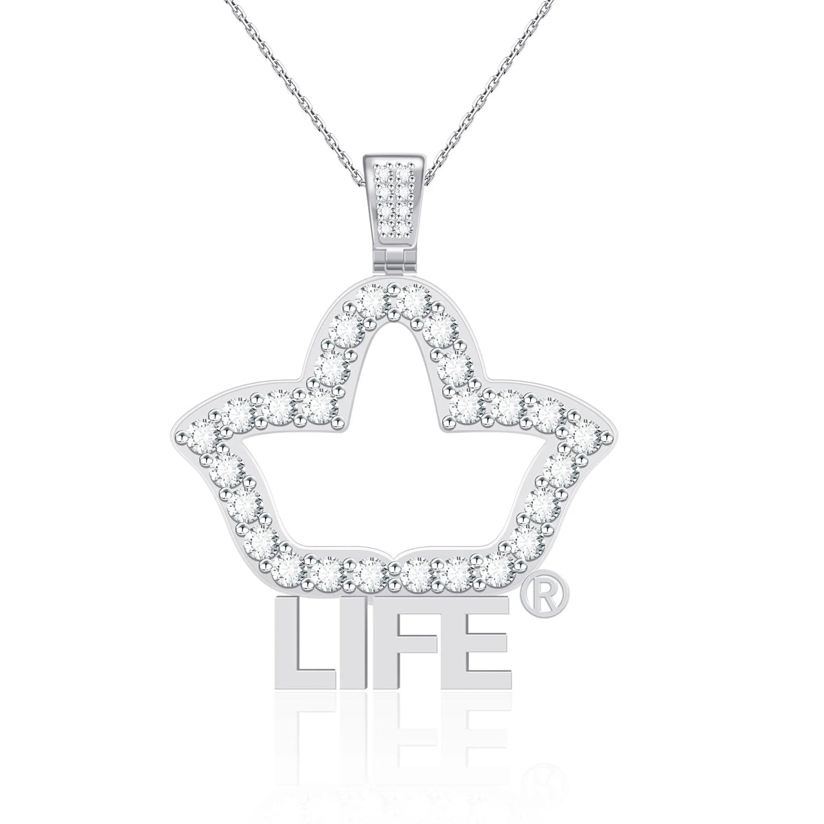AKA Life Member Pendant Sterling Silver - Alpha Kappa Alpha
