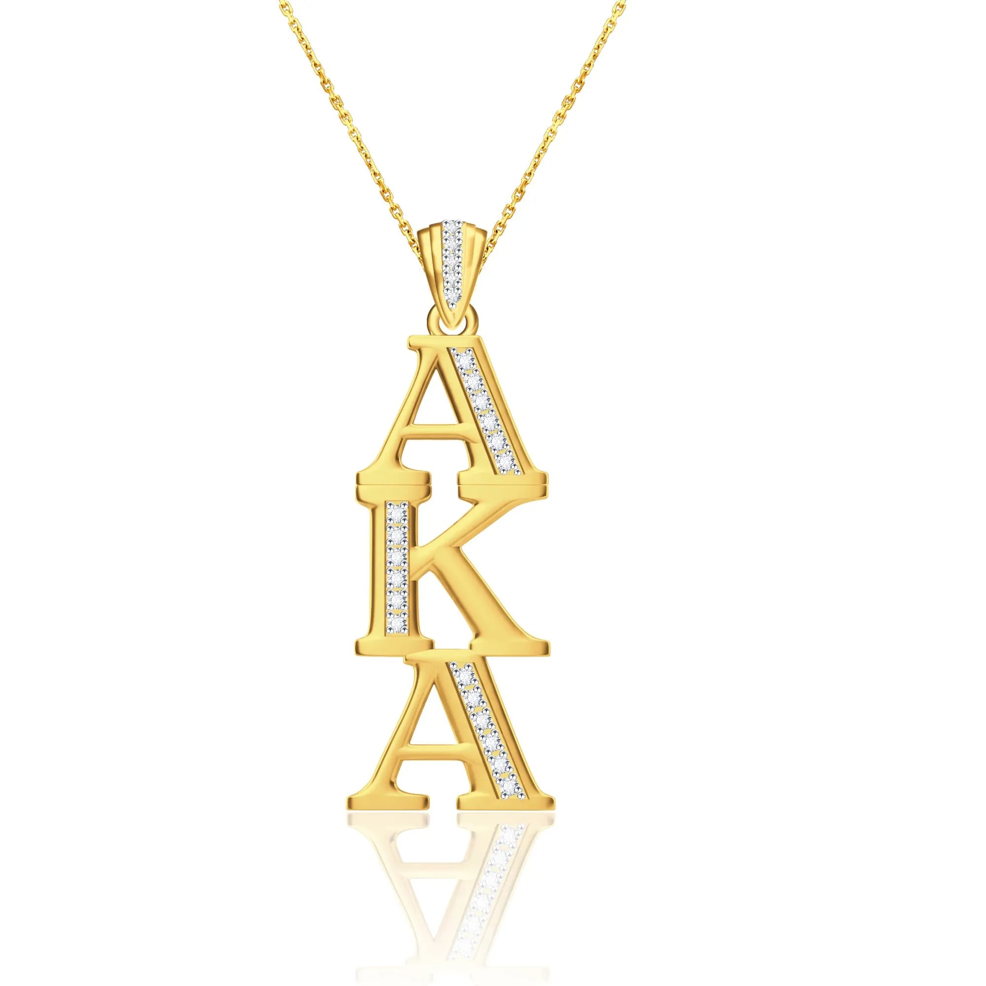 AKA Gold Vermeil Lavaliere Pendant (Chain Sold Separately)