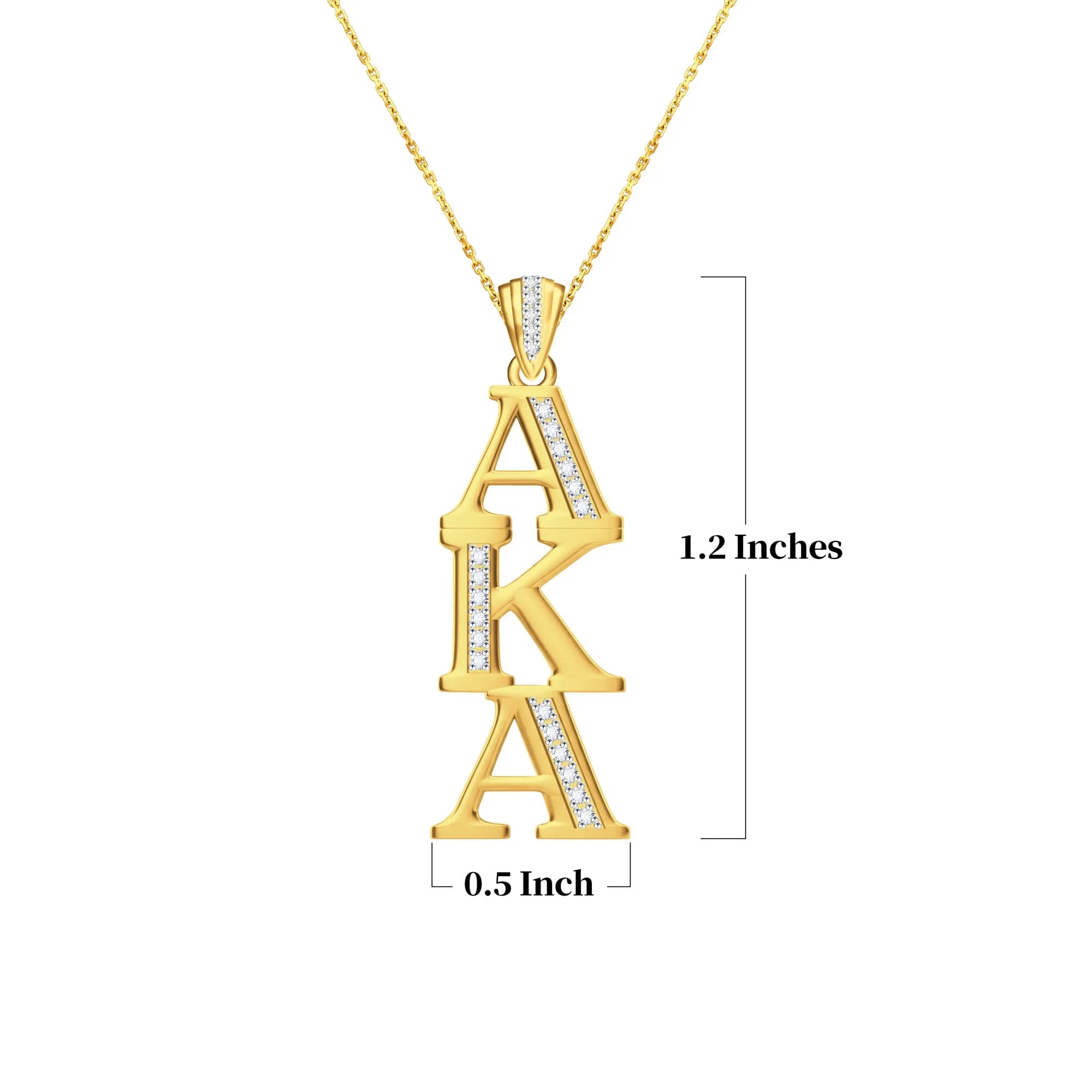 AKA Gold Vermeil Lavaliere Pendant (Chain Sold Separately)
