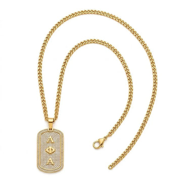 Alpha Phi Alpha Gold Dogtag