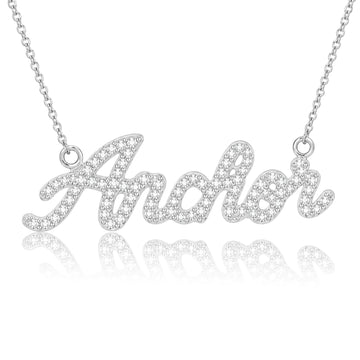 Anchor Pavé Necklace