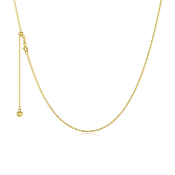 Gold Vermeil Necklace Chain Adjustable