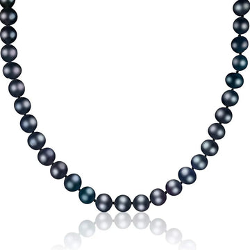 Black Freshwater Pearl Necklace - Gratia Pearl