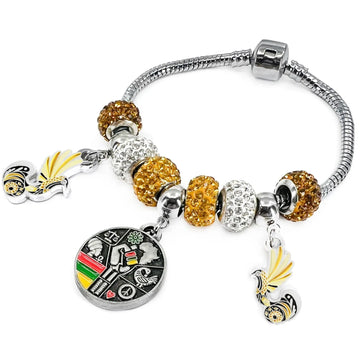 Black History Sankofa Bird Bracelet - Gratia Pearl