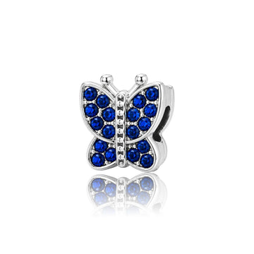 Blue Butterfly Charm