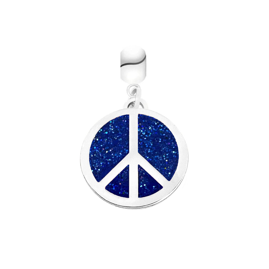 Blue Peace Sign - Gratia Pearl