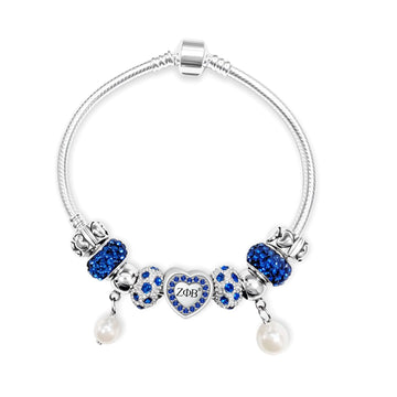 ZPHIB Mom Pearl Charm Bracelet