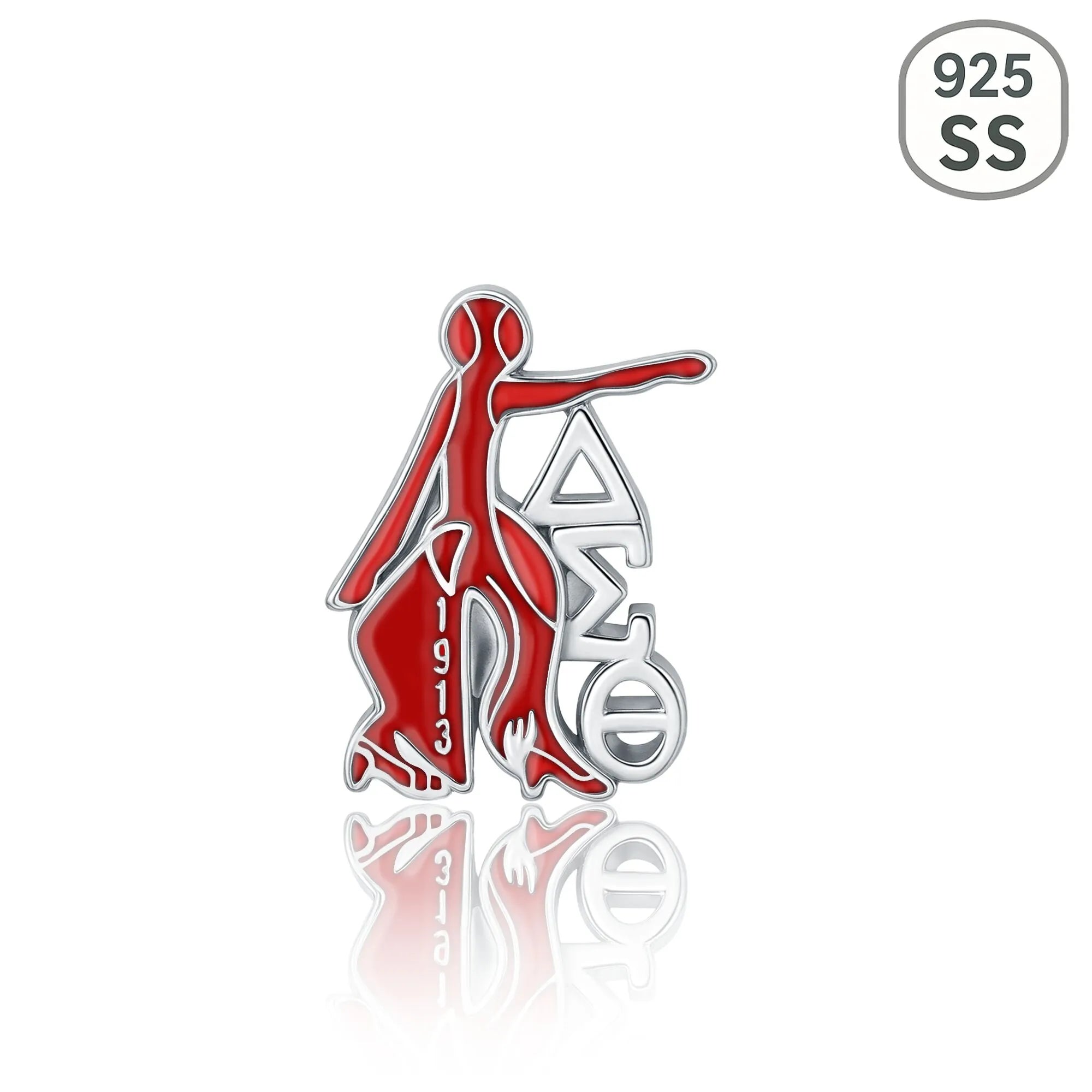 ΔΣΘ Fortitude Sterling Silver Charm (Fits Pandora) - Delta Sigma Theta