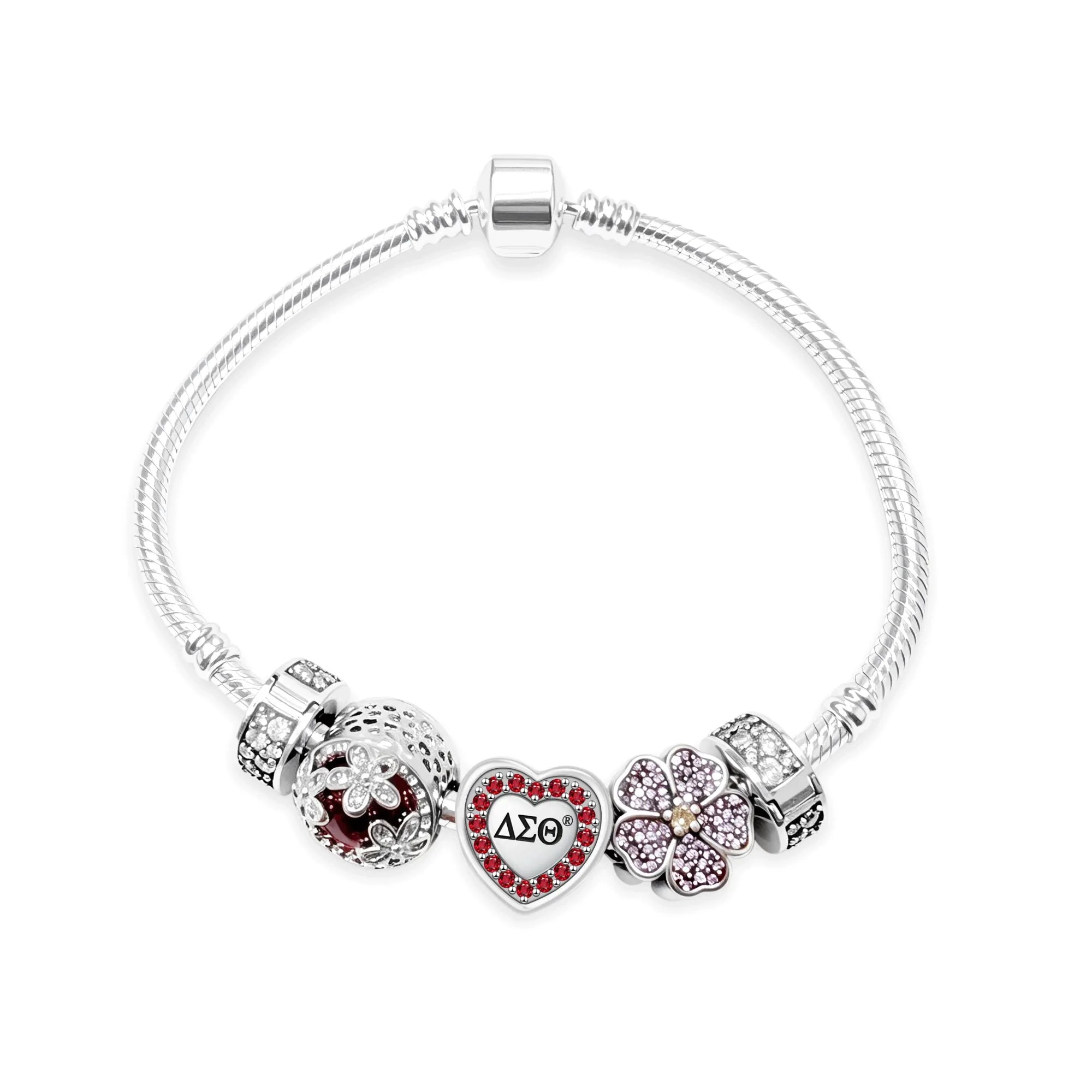 ΔΣΘ Mom Charm Bracelet - Delta Sigma Theta