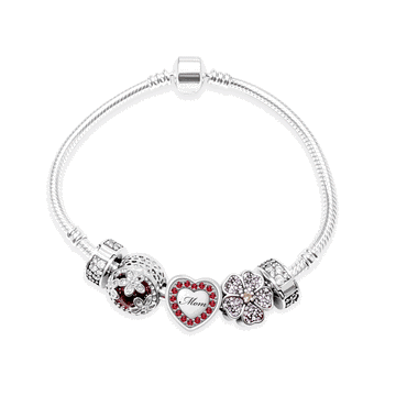 ΔΣΘ Mom Charm Bracelet - Delta Sigma Theta